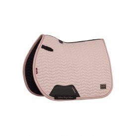 LeMieux Heritage Herringbone Jump Square Saddlepad - Wild Rose
