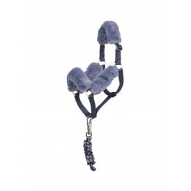 LeMieux Hobby Horse Toy Comfort Headcollar & Leadrope - Navy Blue