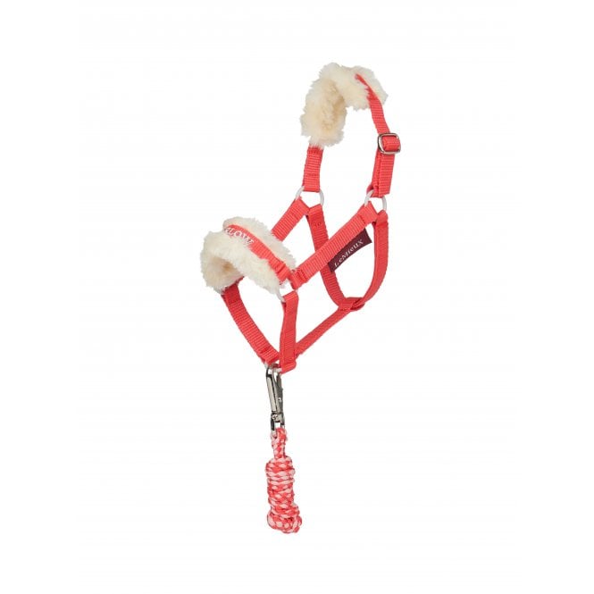 LeMieux  Hobby Horse Toy Harlow Headcollar & Leadrope - Coral Crush