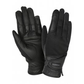 LeMieux Hybrid Adults Horse Riding Gloves - Black