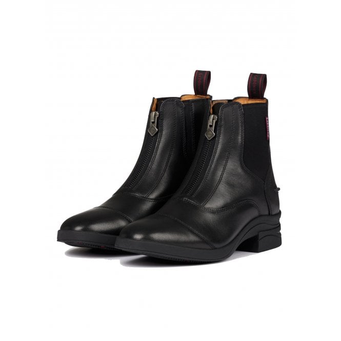 LeMieux  Junior Zip Childrens Leather Paddock Boot - Black