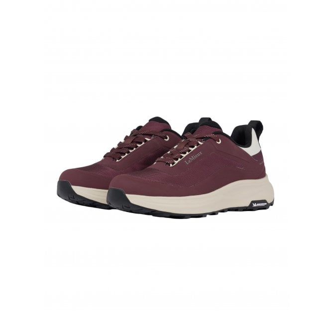 LeMieux Horsehealth LeMieux Kanta Slip On Waterproof Womens Trainers - Bramble