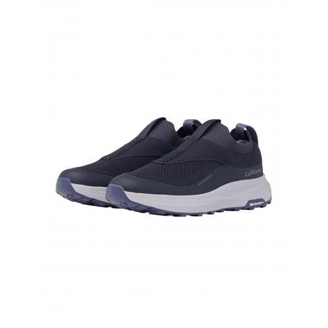 LeMieux  Kanta Slip On Waterproof Womens Trainers - Navy Blue