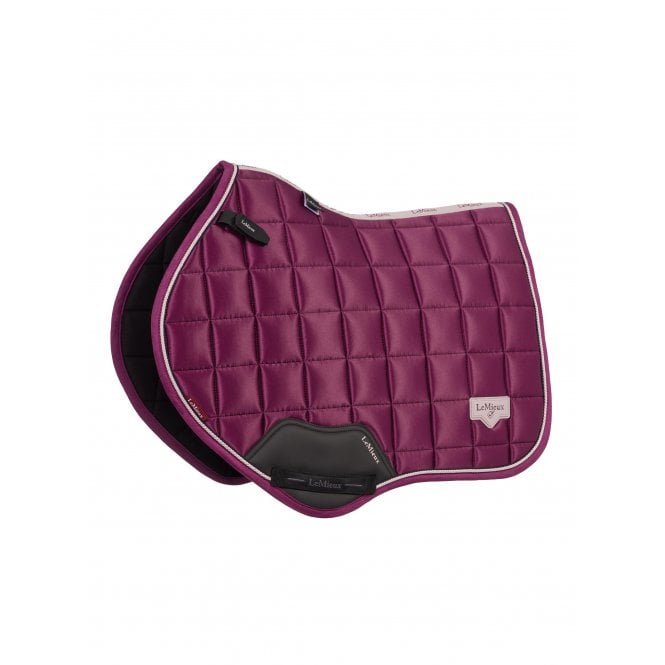 LeMieux Horsehealth LeMieux Loire Classic Close Contact Square Saddlepad - Blackberry