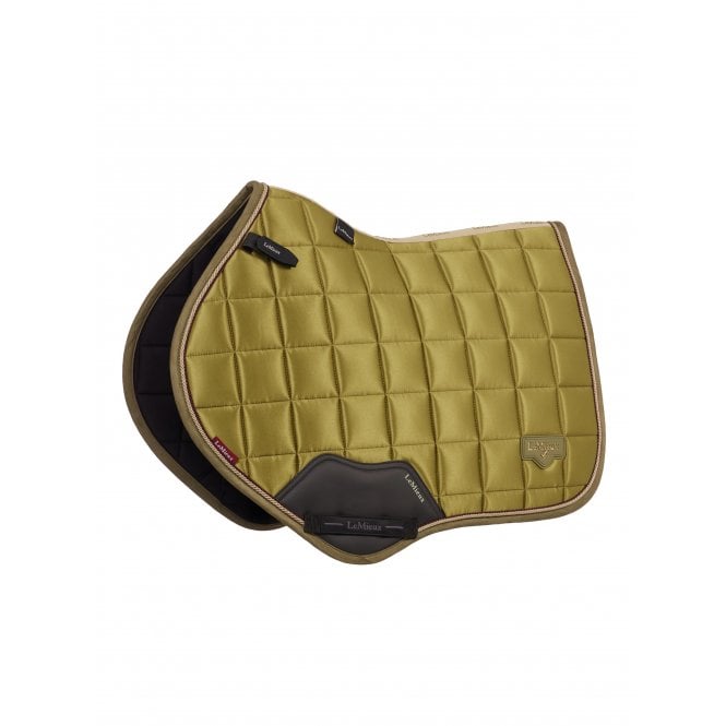 LeMieux Horsehealth LeMieux Loire Classic Close Contact Square Saddlepad - Gooseberry