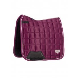 LeMieux Loire Classic Dressage Square Saddlepad - Blackberry