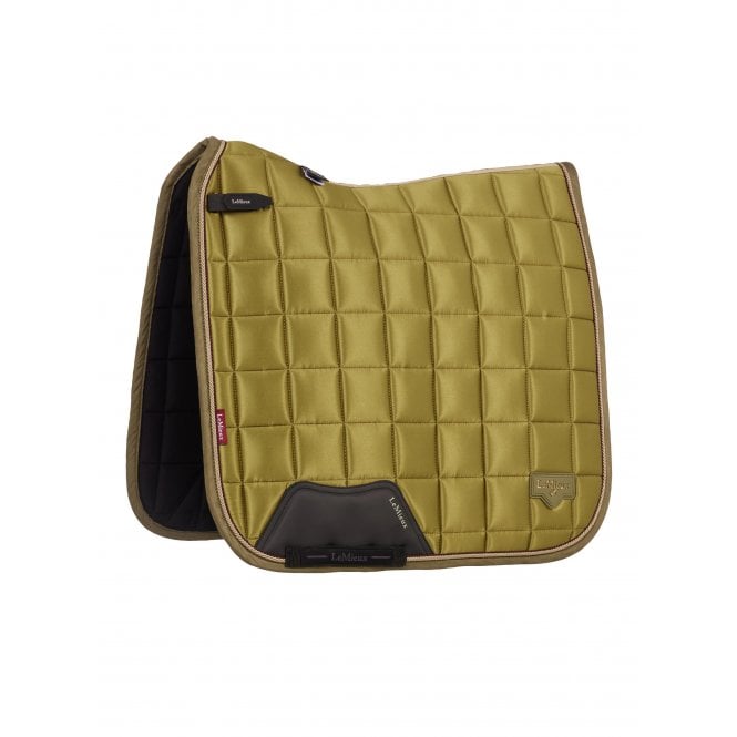 LeMieux Horsehealth LeMieux Loire Classic Dressage Square Saddlepad - Gooseberry