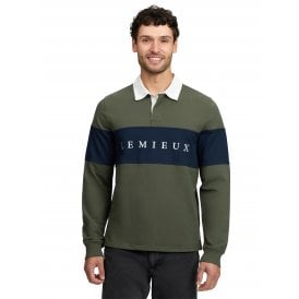 LeMieux Mens Rugby Shirt - Olive