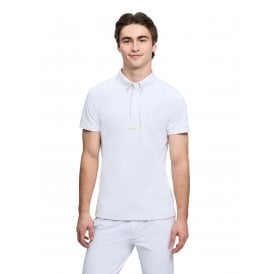 LeMieux Mens Short Sleeve Show Shirt - White