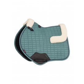 LeMieux Merino+ Suede Classic Close Contact Square Saddlepad - Aloe