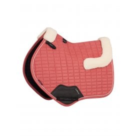 LeMieux Merino+ Suede Classic Close Contact Square Saddlepad - Spiced Earth