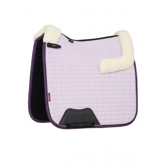 LeMieux  Merino+ Suede Dressage Square - Lilac