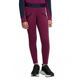 LeMieux Mini Childrens Pull On Breeches - Blackberry