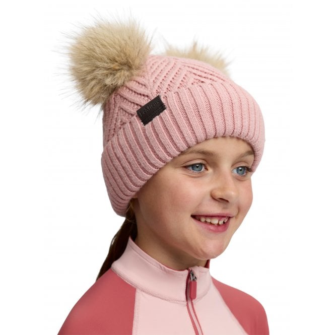 LeMieux Horsehealth LeMieux Mini Double Pom Beanie - Petal