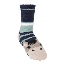 LeMieux Mini Fluffy Character Childrens Socks - Oakie