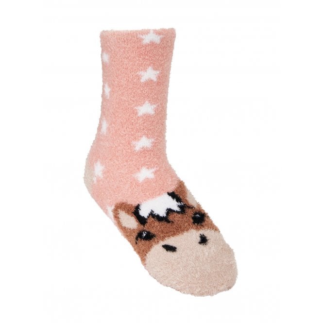 LeMieux Horsehealth LeMieux Mini Fluffy Character Childrens Socks - Oskar