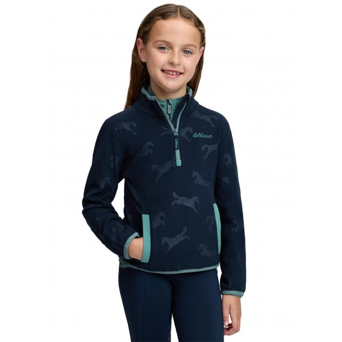 LeMieux Horsehealth LeMieux Mini Maggie Horse Childrens Fleece - Navy Blue