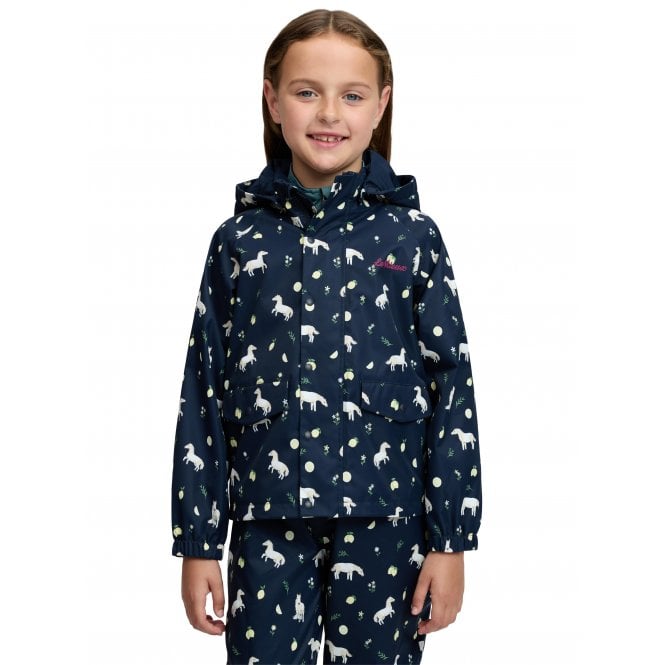 LeMieux Horsehealth LeMieux Mini Pippin Splash Childrens Jacket - Navy Blue