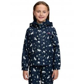 LeMieux Mini Pippin Splash Childrens Jacket - Navy Blue