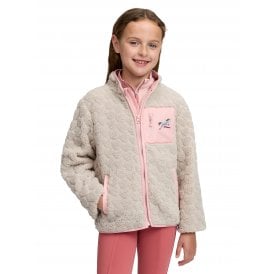 LeMieux Mini Thora Heart Childrens Fleece - Stone