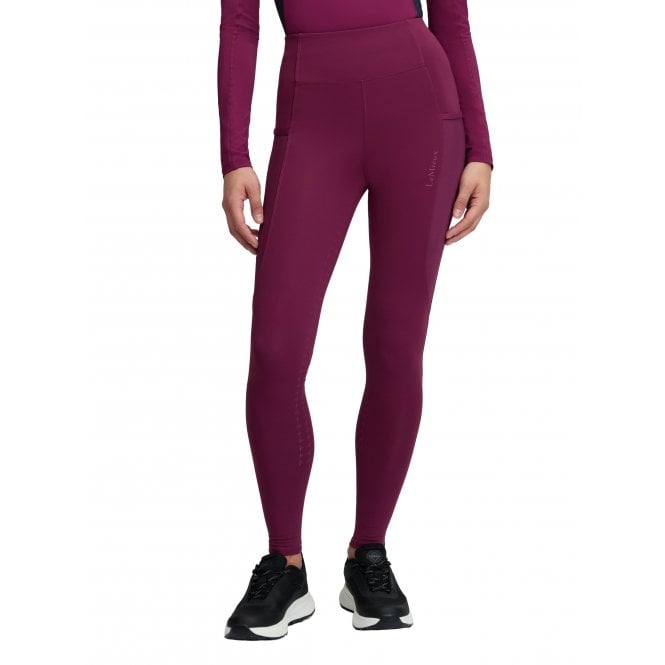 LeMieux Horsehealth LeMieux Naomi Womens Pull On Breeches - Blackberry
