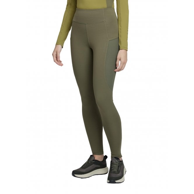 LeMieux Horsehealth LeMieux Naomi Womens Pull On Breeches - Willow Green