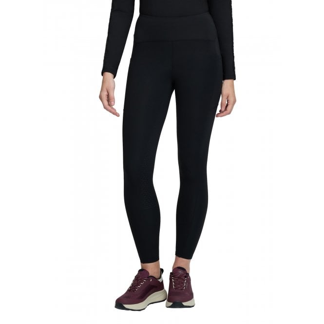 LeMieux Horsehealth LeMieux Natalie Womens Brushed Pull On Breeches - Black