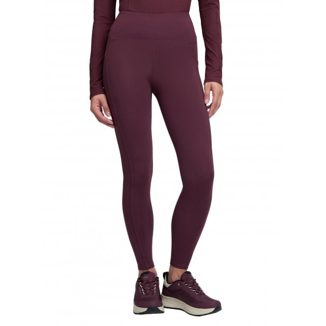 LeMieux Horsehealth LeMieux Natalie Womens Brushed Pull On Breeches - Bramble