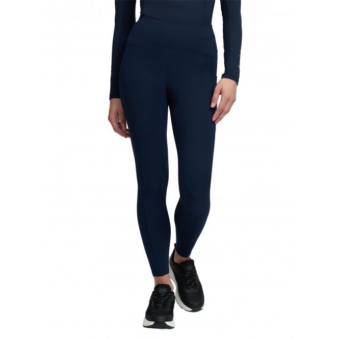 LeMieux Horsehealth LeMieux Natalie Womens Brushed Pull On Breeches - Navy Blue