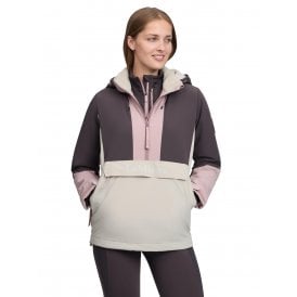 LeMieux Phoebe Half Zip Womens Waterproof Anorak - Wild Rose