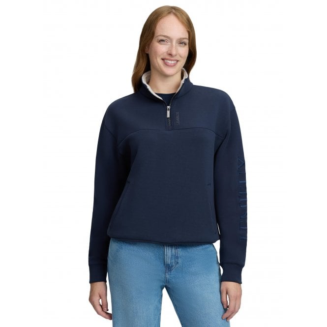 LeMieux Horsehealth LeMieux Scarlet Quarter Zip Womens Sweat - Navy