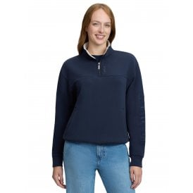 LeMieux Scarlet Quarter Zip Womens Sweat - Navy