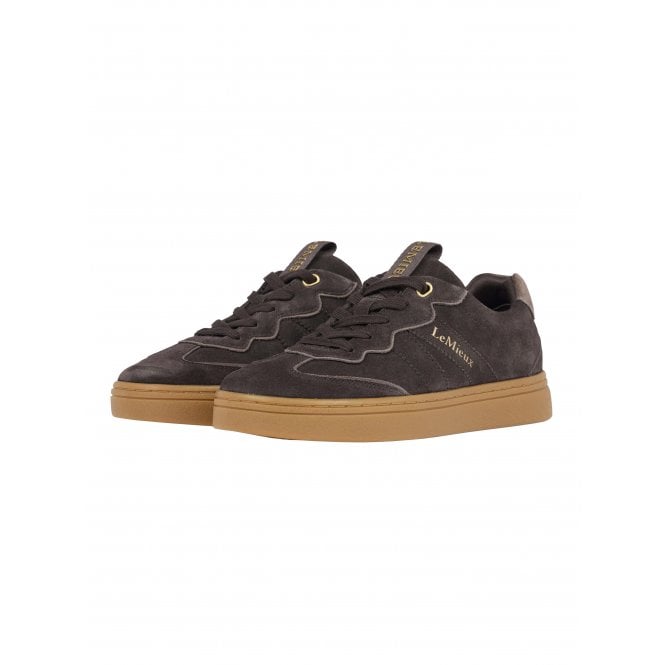 LeMieux Horsehealth LeMieux Stockbridge Suede Lifestyle Womens Trainer - Cocoa