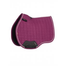 LeMieux Suede GP Square Saddlepad - Blackberry