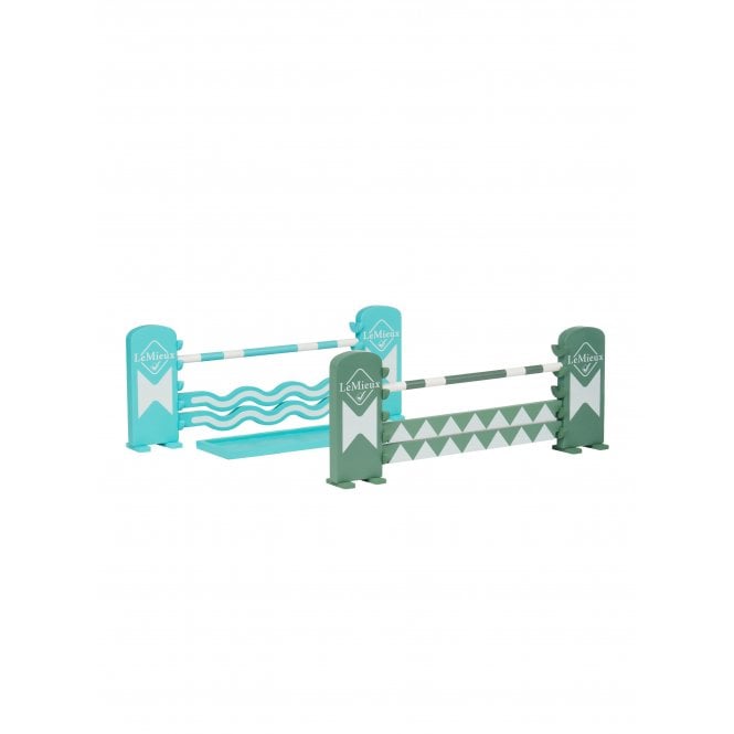 LeMieux  Toy Pony Jump Set - Azure/Sage/White