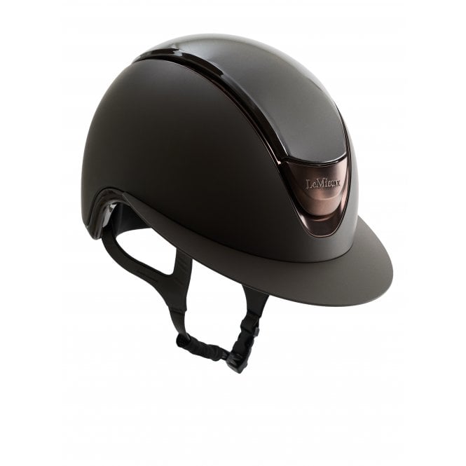 LeMieux Horsehealth LeMieux Verv Horse Riding Competition Helmet - Brown Matte