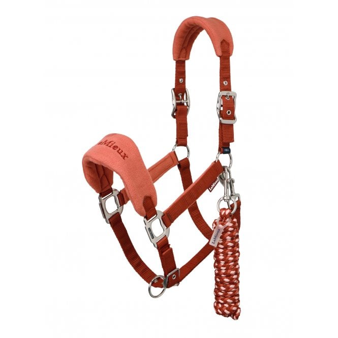 LeMieux Horsehealth LeMieux Vogue Headcollar & Leadrope - Russet