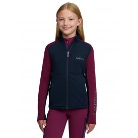 LeMieux Young Rider Bethany Childrens Fleece Zip Through - Blackberry
