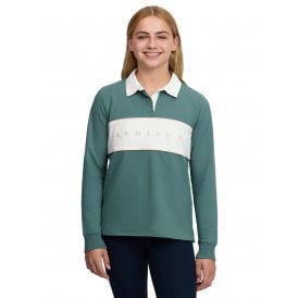 LeMieux Young Rider Riley Childrens Rugby Shirt - Aloe