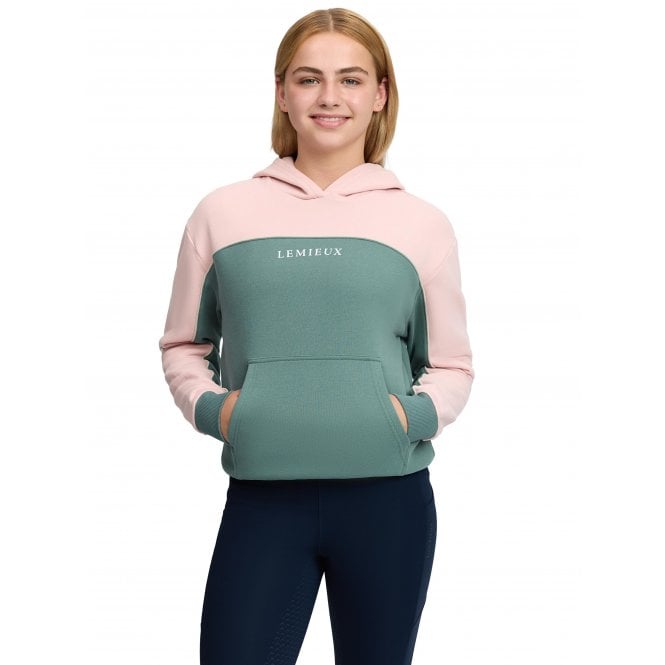 LeMieux Horsehealth LeMieux Young Rider Sadie Childrens Hoodie - Aloe