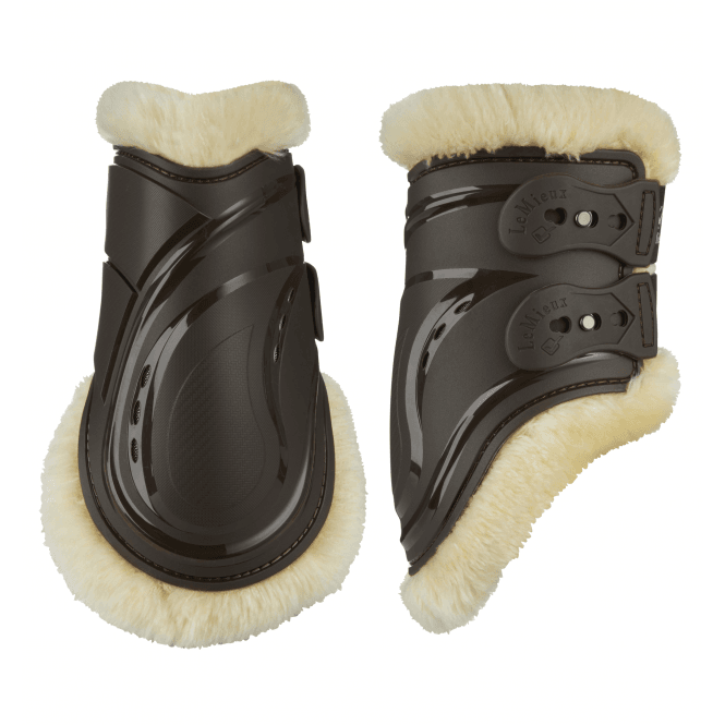 LeMieux  Impact Responsive Comfort Fetlock Boots - Brown