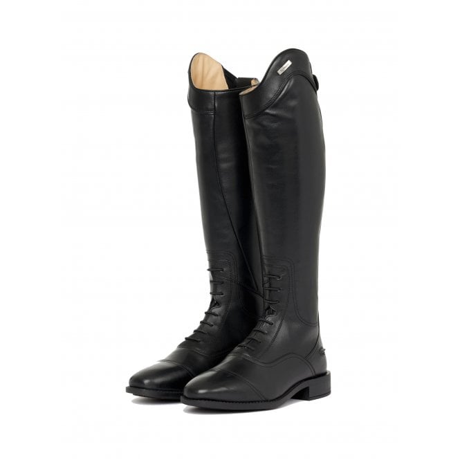 LeMieux  Junior Field Childrens Tall Leather Horse Riding Boots - Black