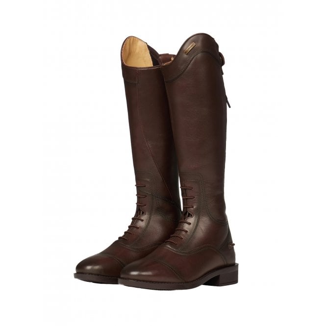 LeMieux  Junior Field Childrens Tall Leather Horse Riding Boots - Brown