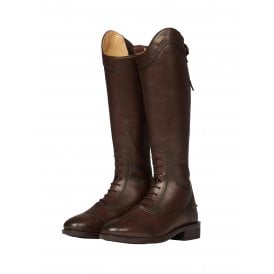 LeMieux Junior Field Childrens Tall Leather Horse Riding Boots - Brown