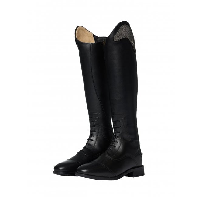LeMieux  Junior Interchangeable Childrens Tall Leather Horse Riding Boots - Black