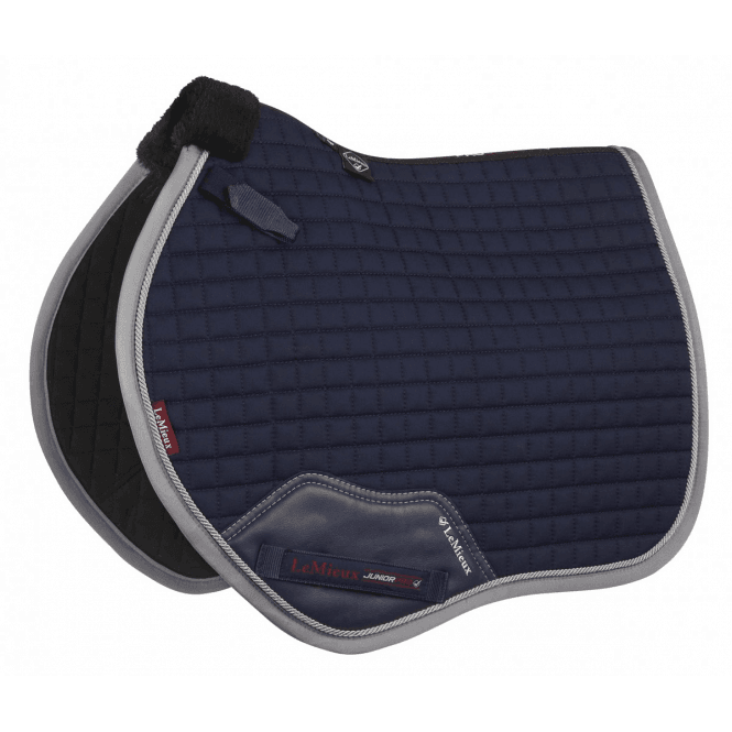 LeMieux  Junior Pro GP/Jump Square Saddlepad - Navy Blue