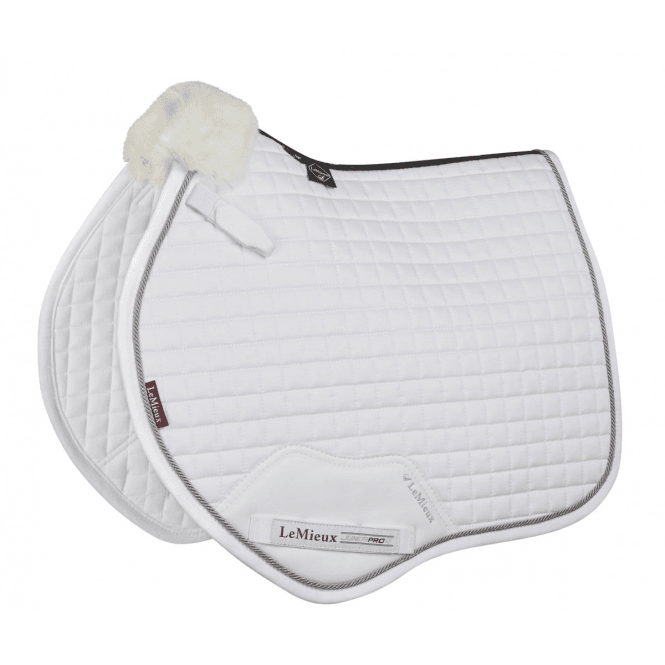 LeMieux  Junior Pro GP/Jump Square Saddlepad - White