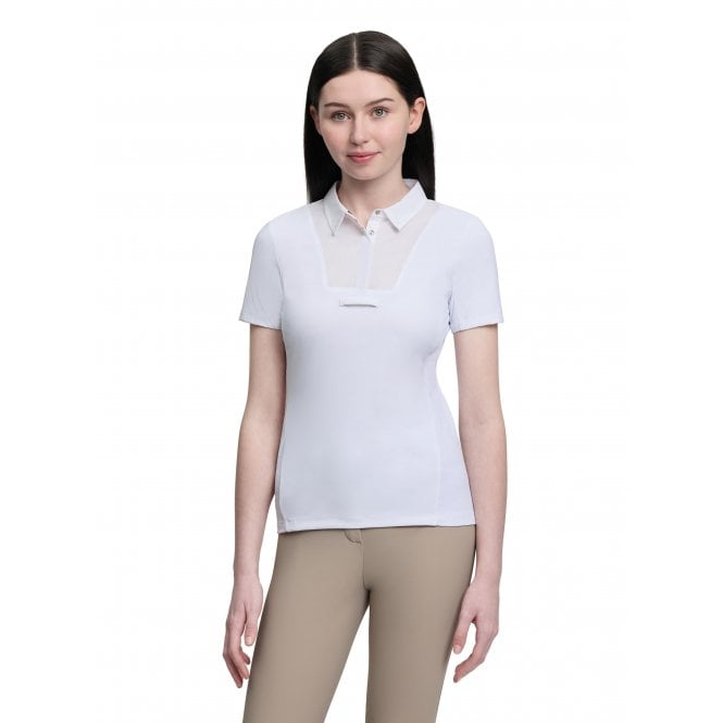 LeMieux  Junior Short Sleeve Primrose Childrens Show Shirt - White