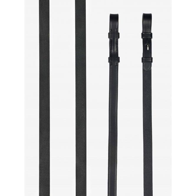LeMieux  Kris Extreme Rubber Reins - Black/Black
