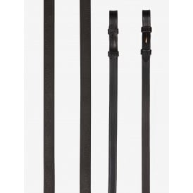 LeMieux Kris Extreme Rubber Reins - Brown/Brown